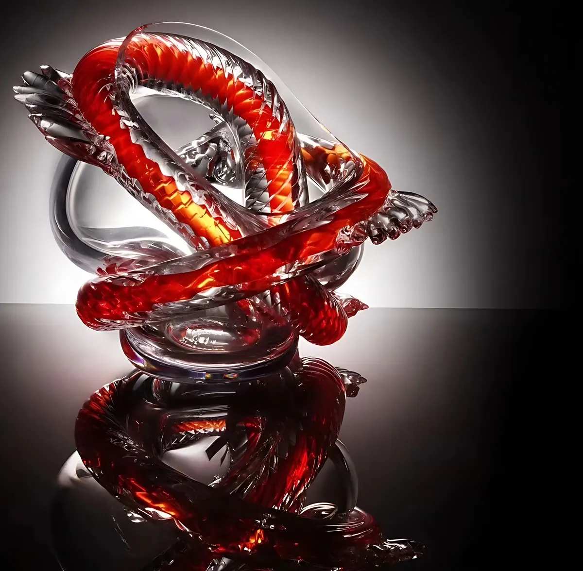 Crystal art pieces