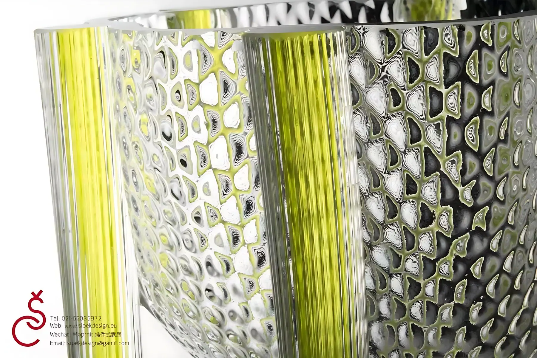 Crystal art pieces