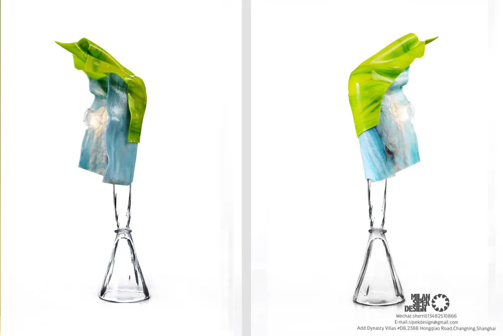 Crystal art pieces