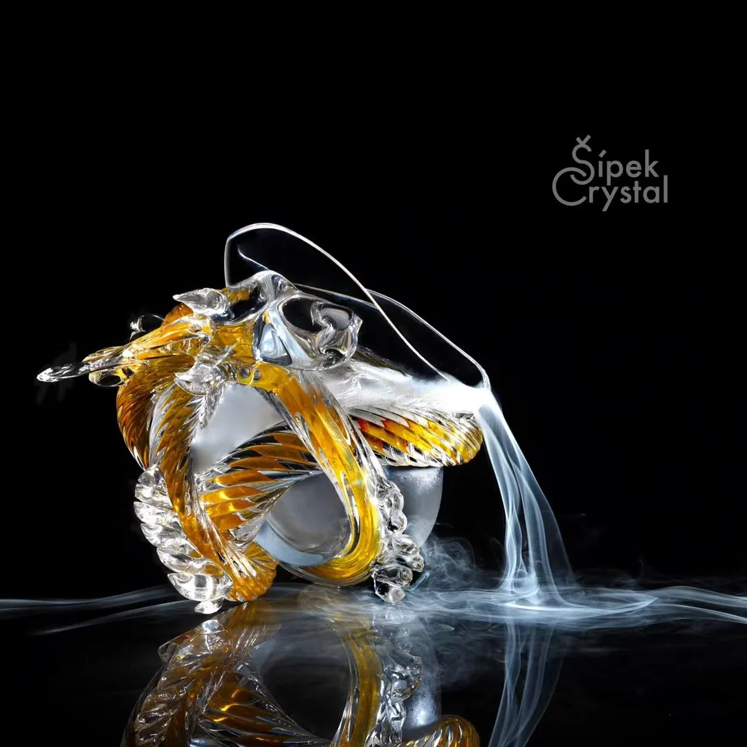 Crystal art pieces