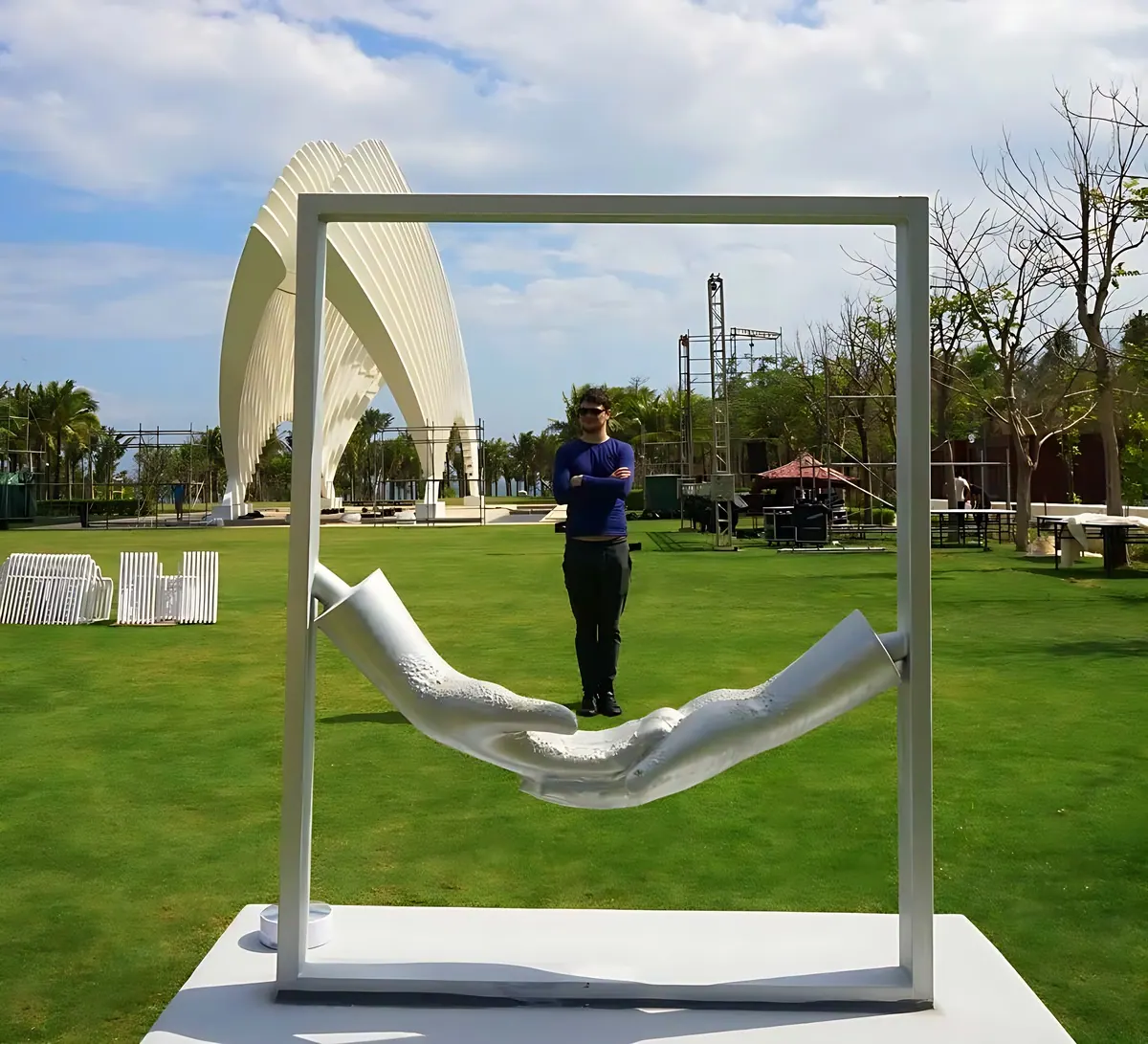 Outdoor art installations