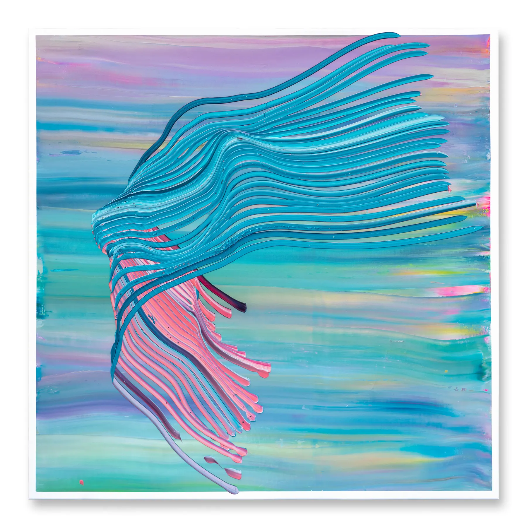 Fleeting, 100 by 100 centimetres