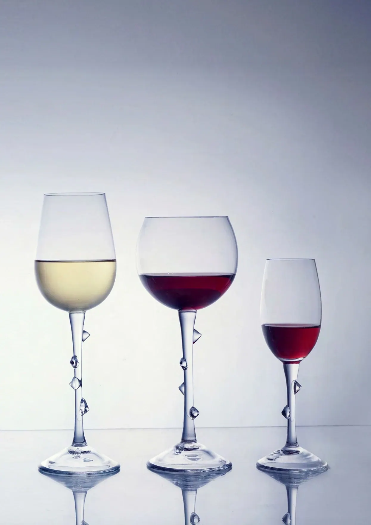 Rose Hip wine glasses