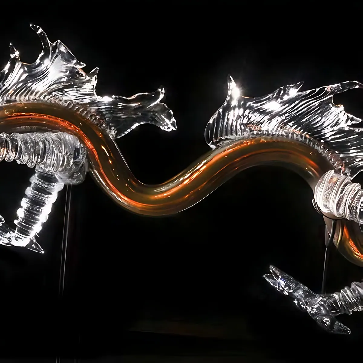 Crystal art pieces