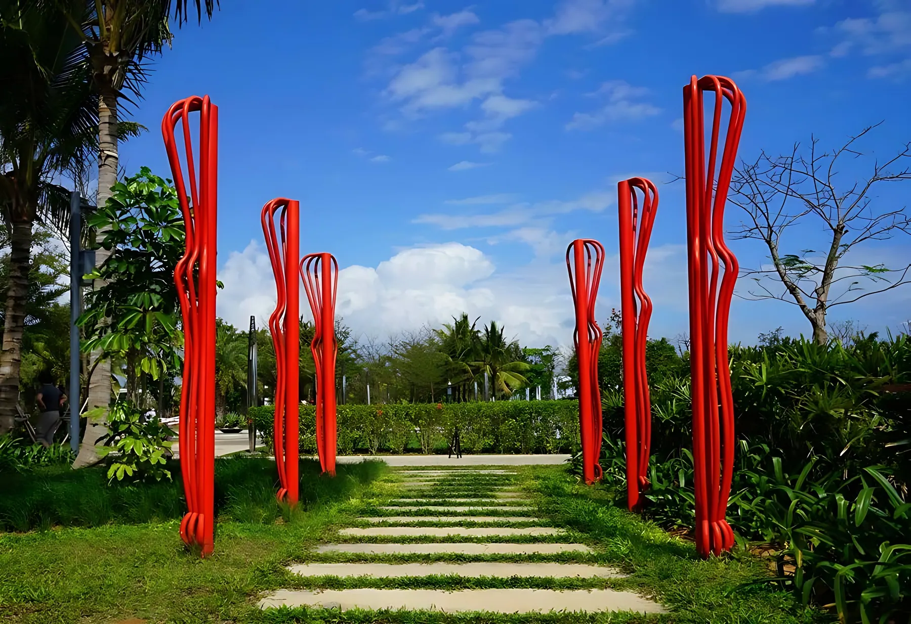 Outdoor art installations