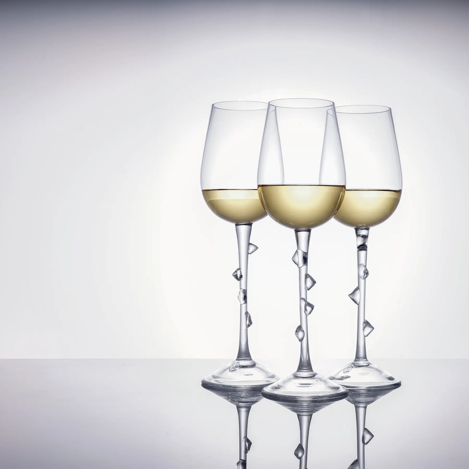 Rose Hip wine glasses