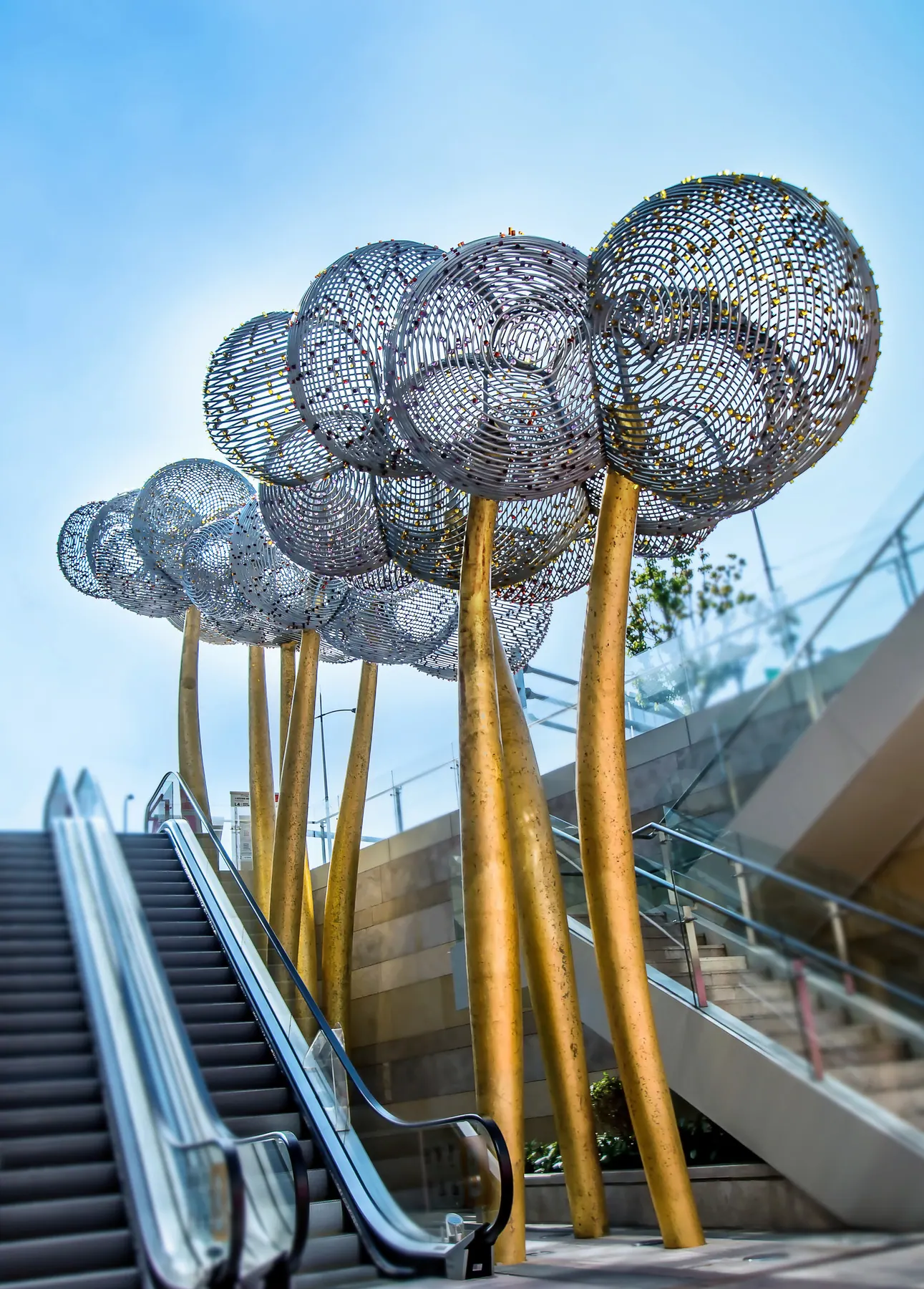 Dandelion statue