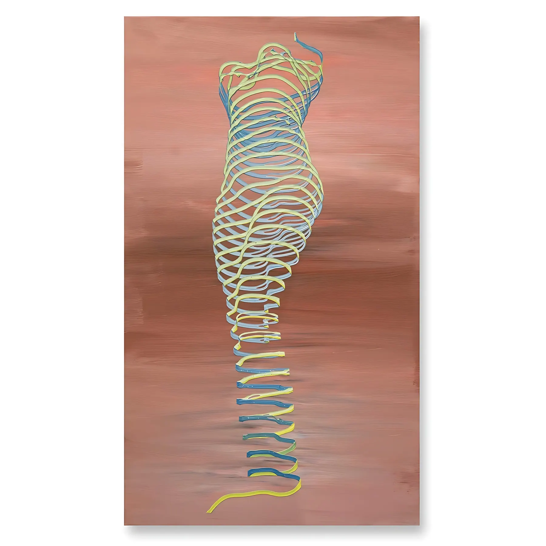 Rising, 70 by 120 centimetres