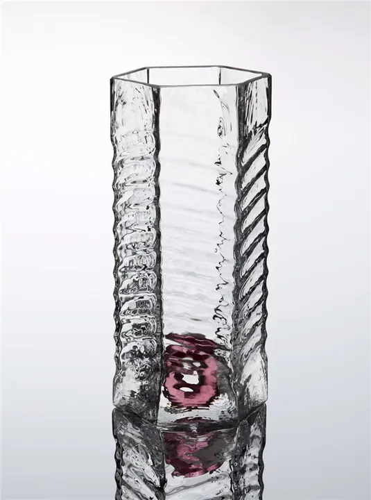 Hand-made Czech crystal beer or water glass designed by Milan Sipek